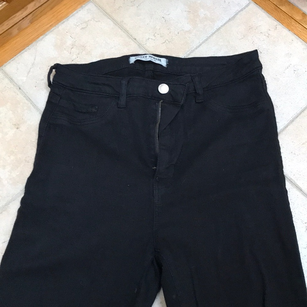 Black jeggings